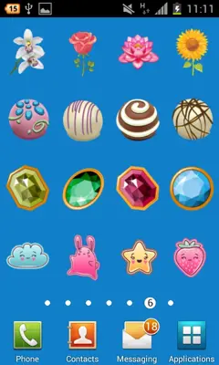 100 Cute Girly Stickers ^_^ android App screenshot 4